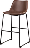 KAYCE Brown 19" Wide Barstool
