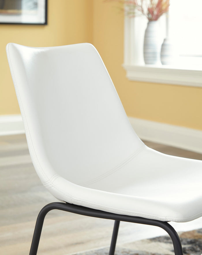 KAYCE White 19" Wide Barstool
