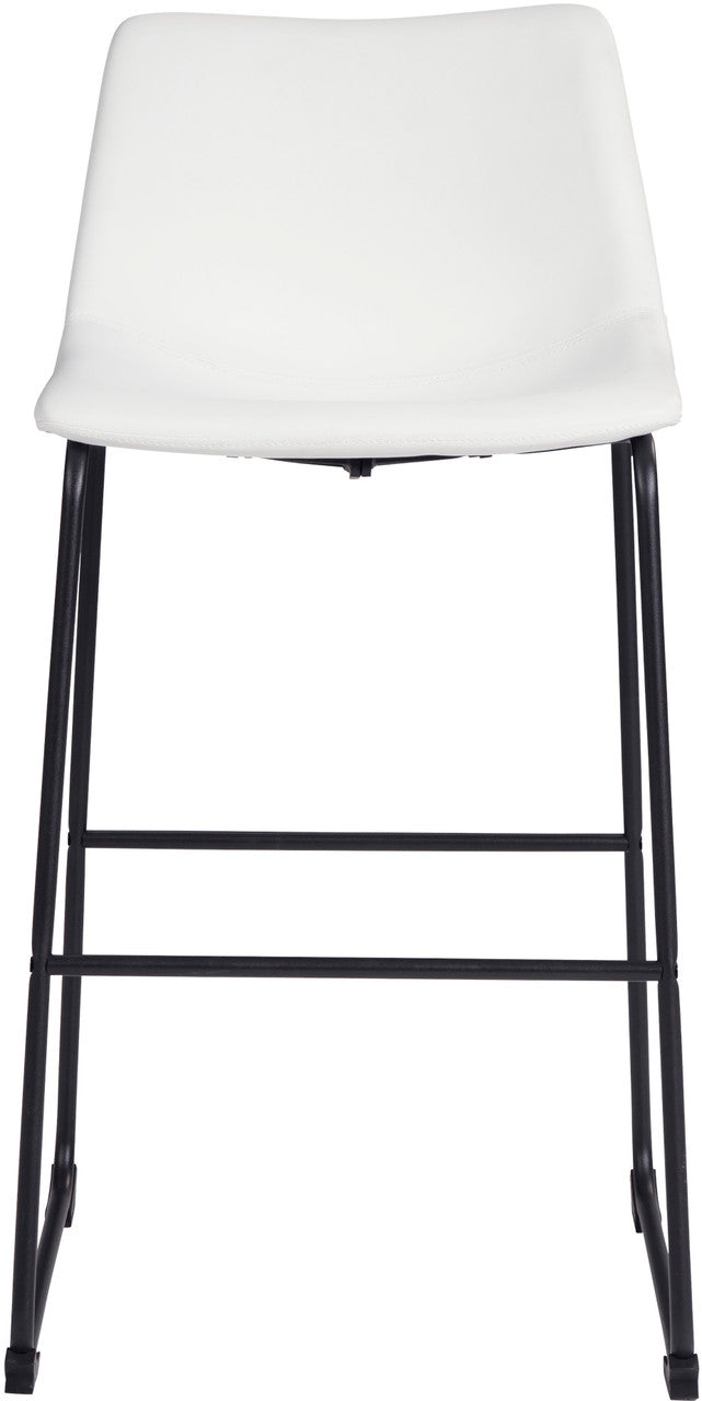KAYCE White 19" Wide Barstool