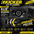Kicker 43DSC4604 4x6 DS Coaxial Speakers