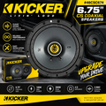 Kicker 46CSC674 6.75inch CS Coaxial Speakers