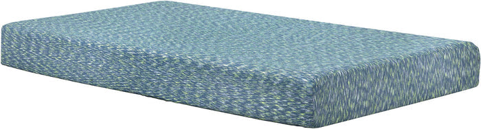 Kidpedic Blue Memory Foam Mattress with Pillow