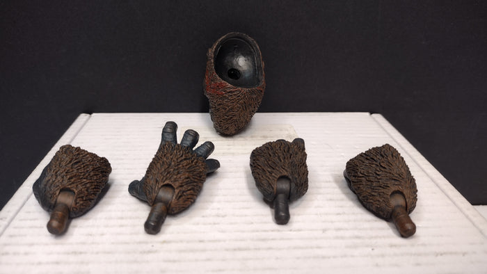 King Kong Skull Island Ultimate Custom Parts Lot Bloody Head & 4 Hands