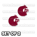 King (Sloth) - 7 Deadly Sins | Temporary Tattoos | SET OF 2 - AlunaCreates