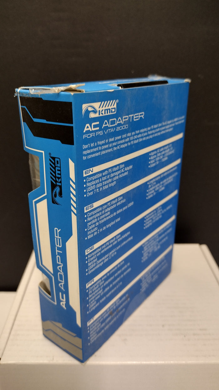 KMD AC Adapter for PlayStation Vita 2000 – 7ft Power Cable (Brand New)
