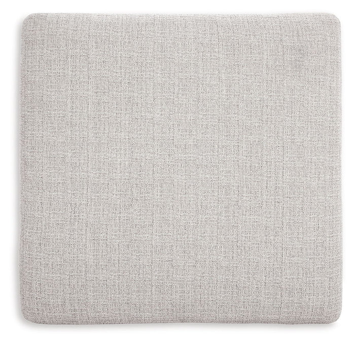 Koralynn - Oversized Accent Ottoman - Stone