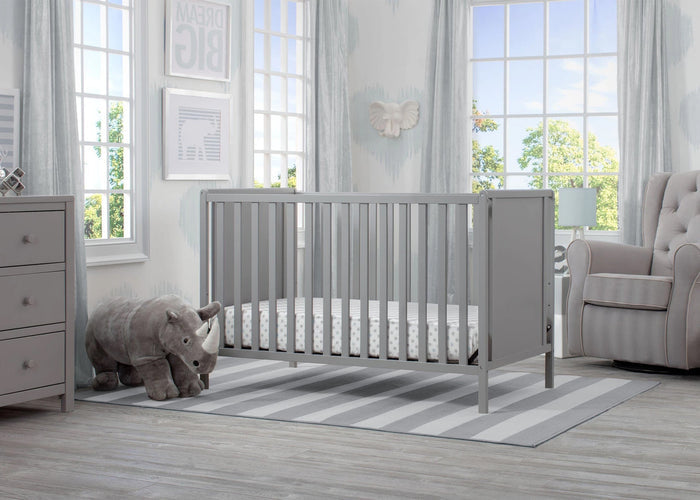 KYLE Gray 4-in-1 Crib