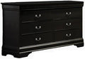 Lafayette Black Dresser & Mirror