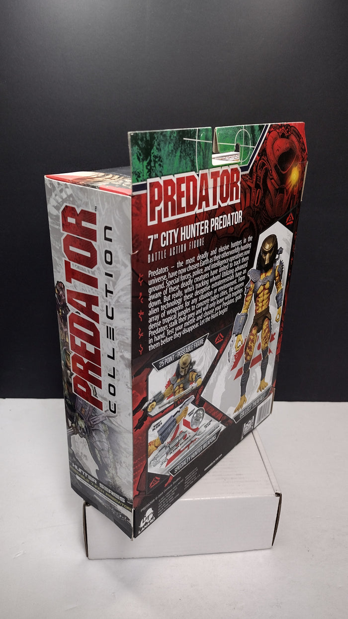 Lanard Alien vs. Predator – 7" City Hunter Predator "Battle Action" Figure • Walmart Exclusive (NIB)