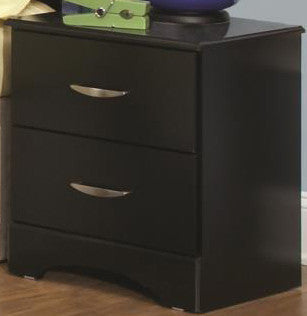 LEONE Black Night Stand