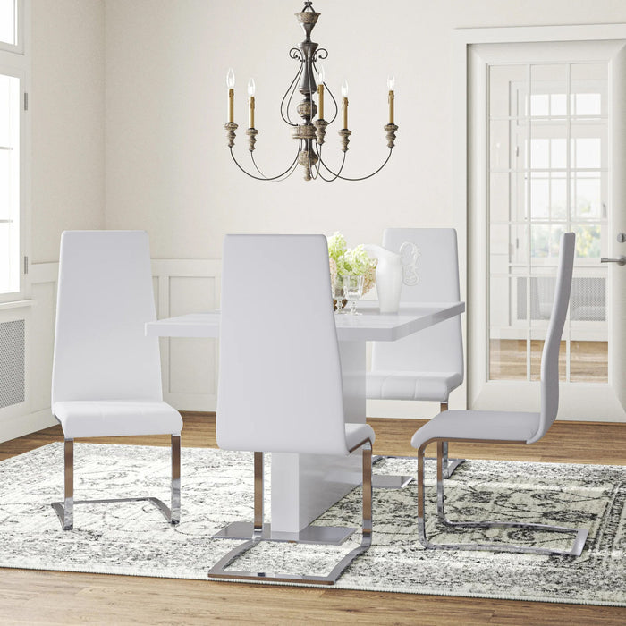LEXANI White 17" Wide Dining Chair