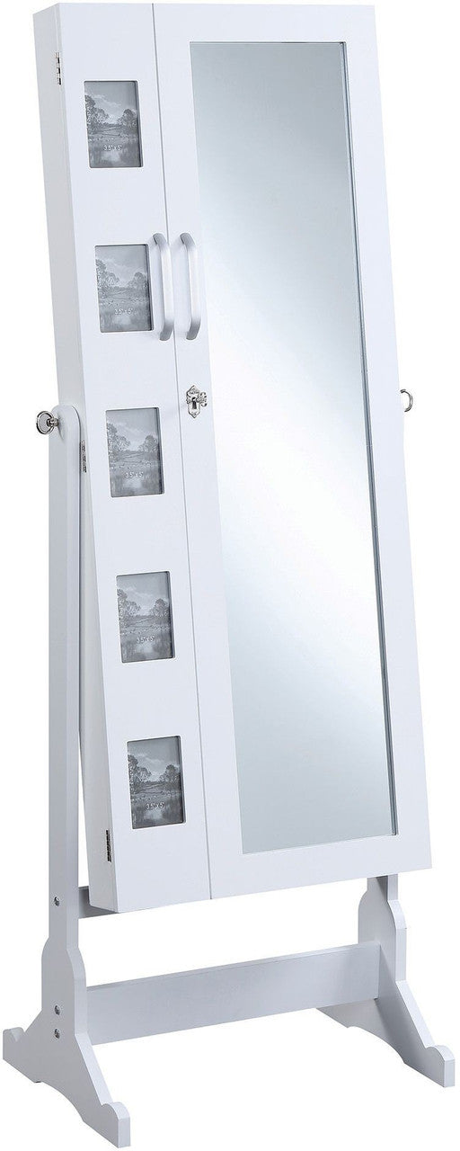 LINA Floor Mirror with Jewelry Storage
