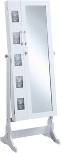 LINA Floor Mirror with Jewelry Storage
