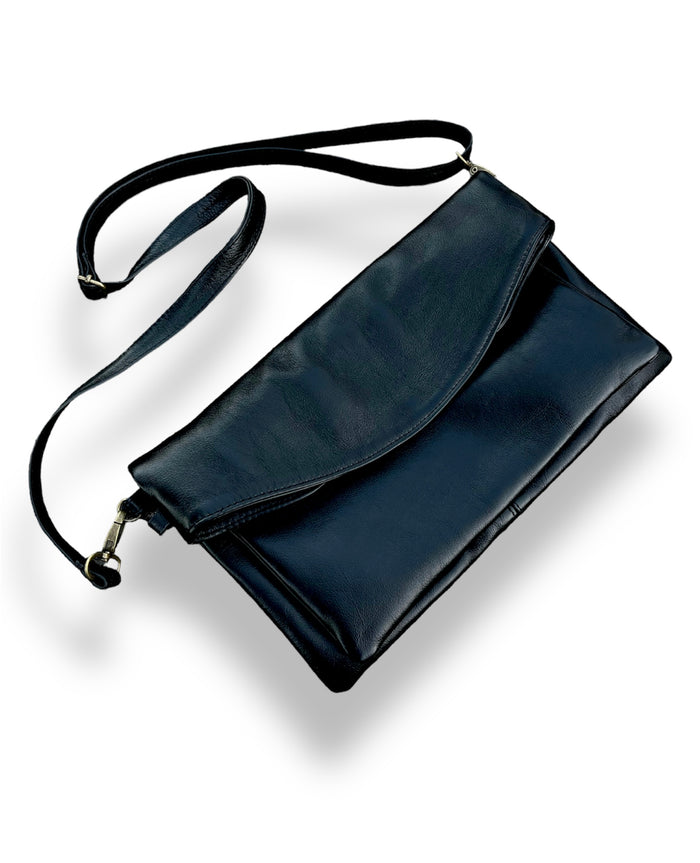 LINKI FOLD OVER BLACK