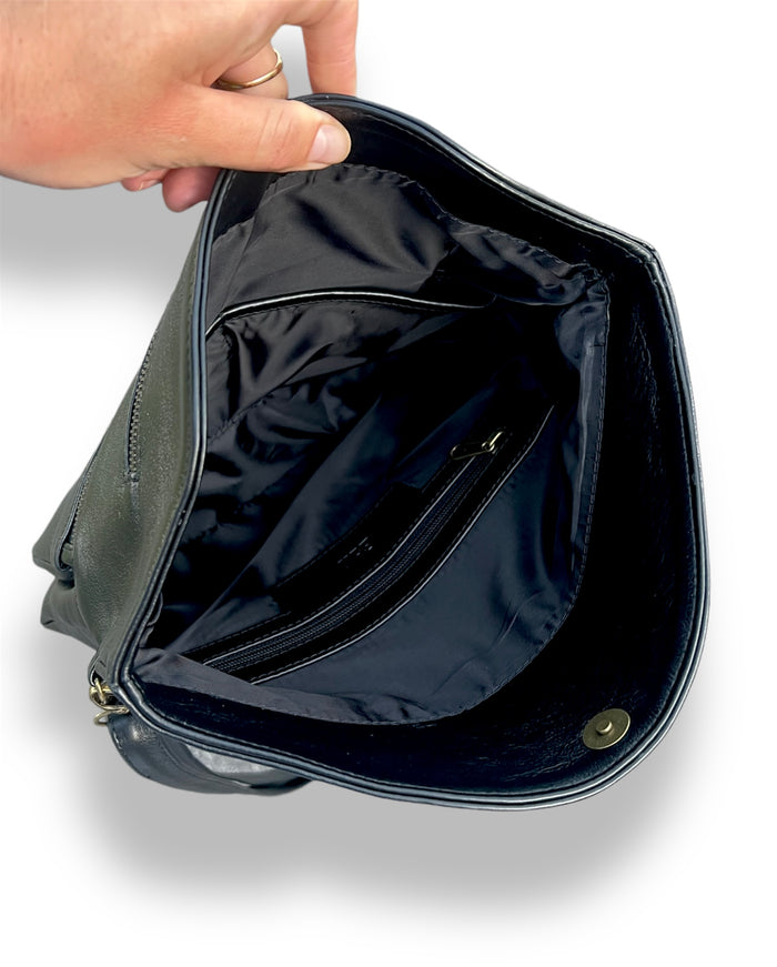 LINKI FOLD OVER BLACK
