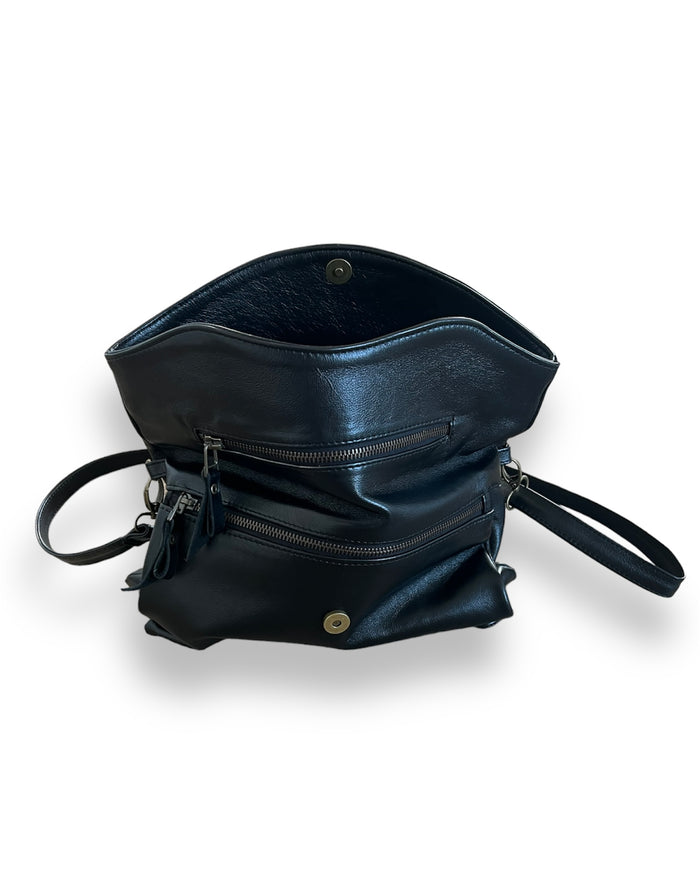 LINKI FOLD OVER BLACK