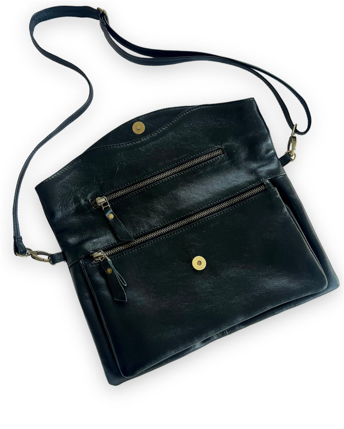 LINKI FOLD OVER BLACK
