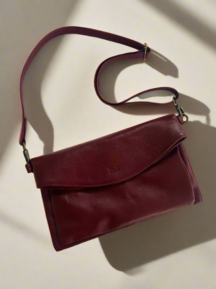 LINKI FOLD OVER MAROON