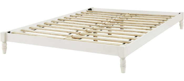 MAITE White Platform Bed (RTA)