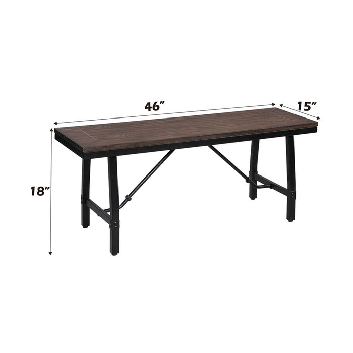 Mariatu - Bench - Oak & Black