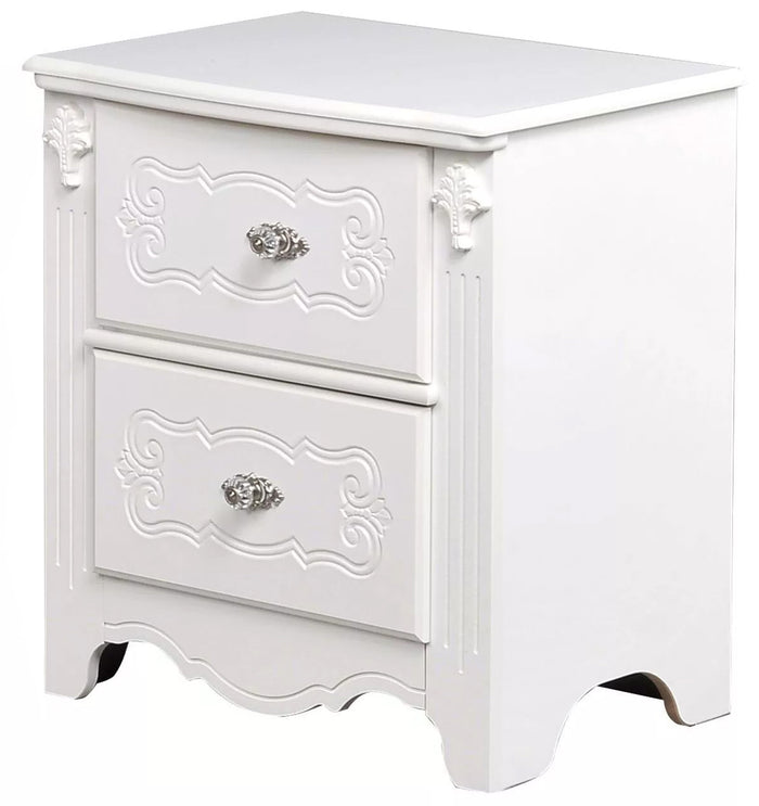 MARIE White 23" Wide Night Stand