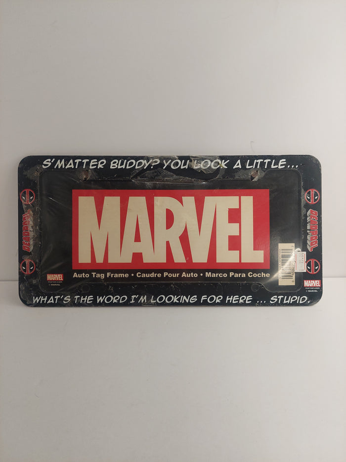 Marvel Deadpool Plastic License Plate Frame