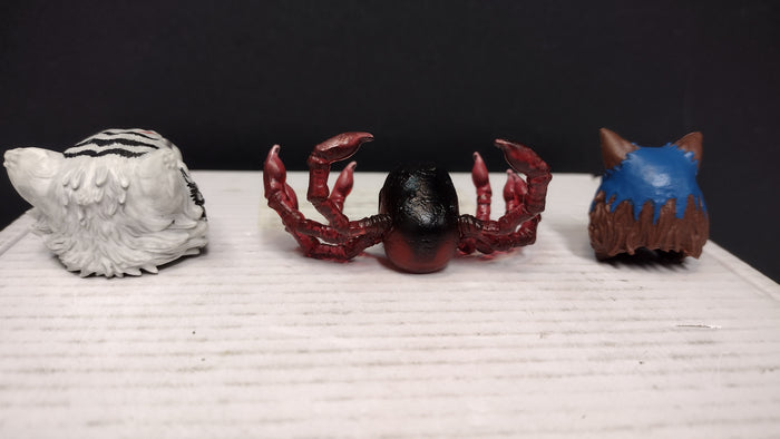 Marvel Legends BAF Heads- Lot Of 5- Gambit, Demogoblin, The Void, Titus, Capwolf