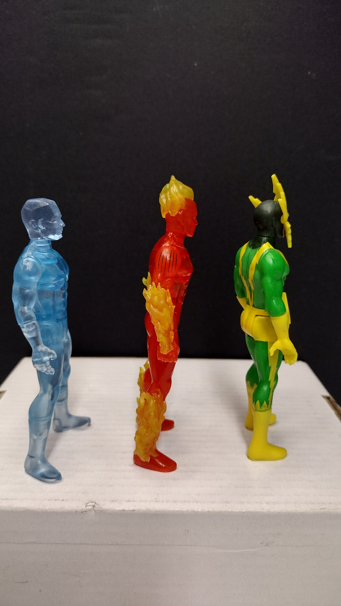 Marvel Legends Retro Collection – Lot A- Electro, Iceman and Human Torch (Loose)