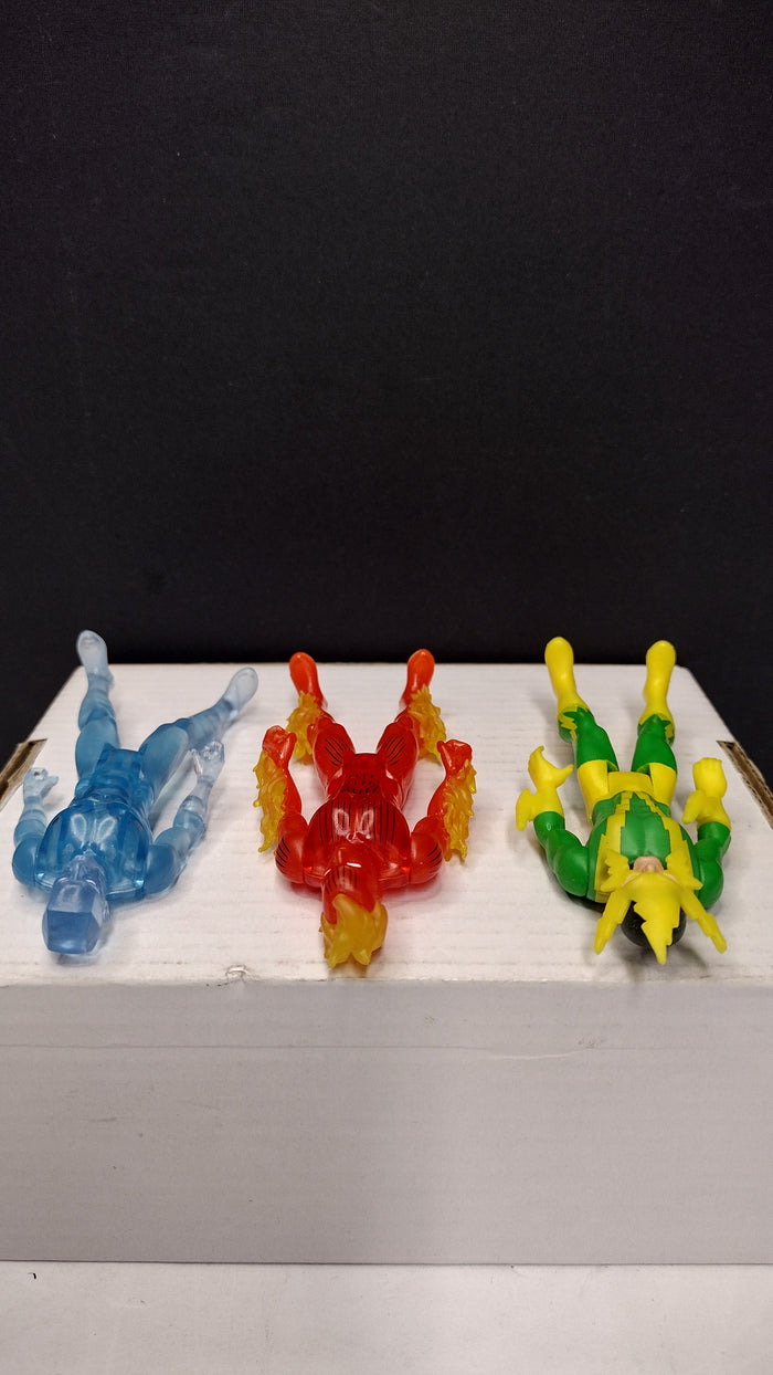 Marvel Legends Retro Collection – Lot A- Electro, Iceman and Human Torch (Loose)