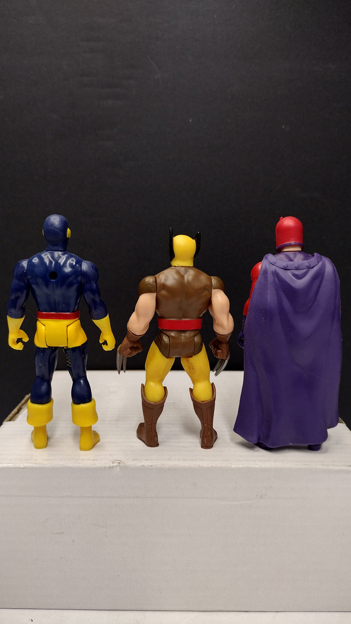 Marvel Legends Retro Collection: X-Men – Lot C - Wolverine, Magneto and Cyclops (Loose)