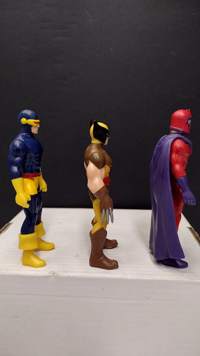 Marvel Legends Retro Collection: X-Men – Lot C - Wolverine, Magneto and Cyclops (Loose)