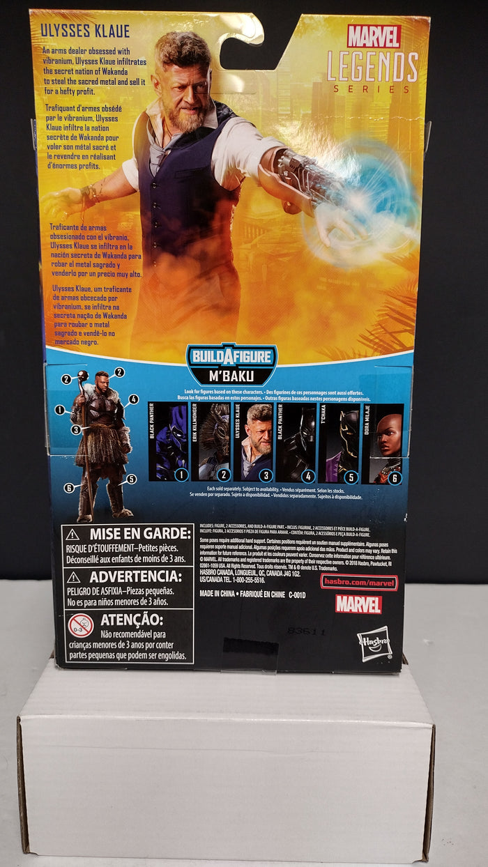 Marvel Legends Series: Black Panther Movie – Ulysses Klaue with M’Baku BAF