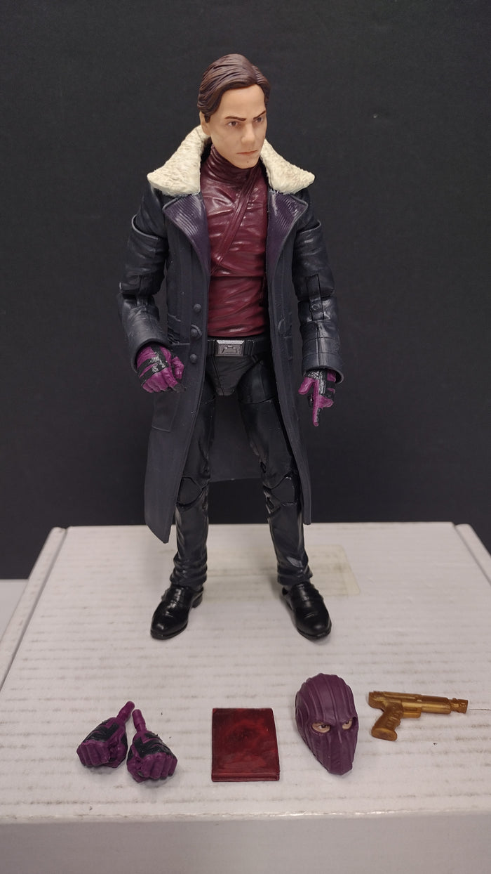 Marvel Legends Series MCU Baron Zemo 6-Inch Action Figure (Hasbro - Loose w/ Alternate Head, Hands, Tablet & Gold Gun)