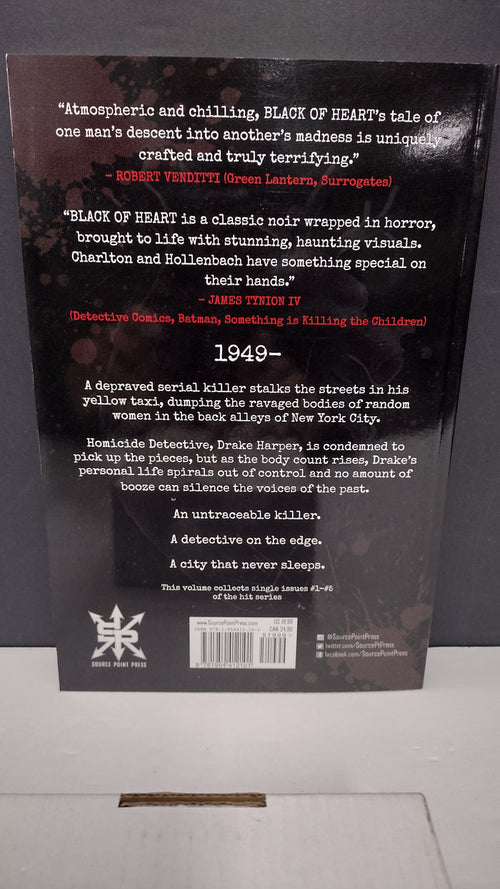 (MATURE) Black of Heart by Charlton Hollenbach – New Paperback