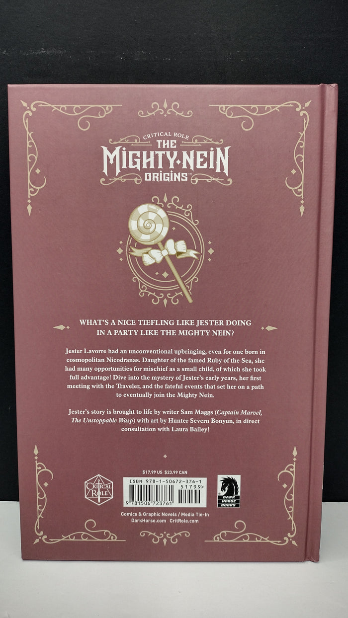 (MATURE) Critical Role: The Mighty Nein Origins—Jester Lavorre – Deluxe Hardcover