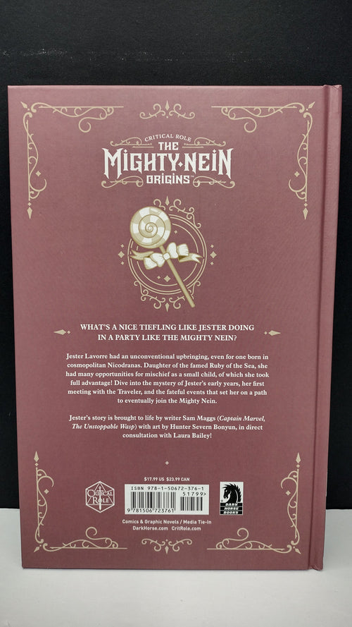 (MATURE) Critical Role: The Mighty Nein Origins—Jester Lavorre – Deluxe Hardcover