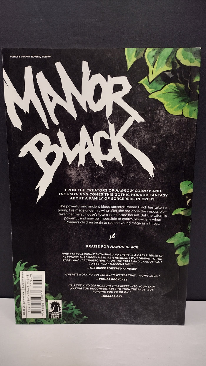 (MATURE) Manor Black Volume 2: Fire in the Blood by Cullen Bunn – New Paperback