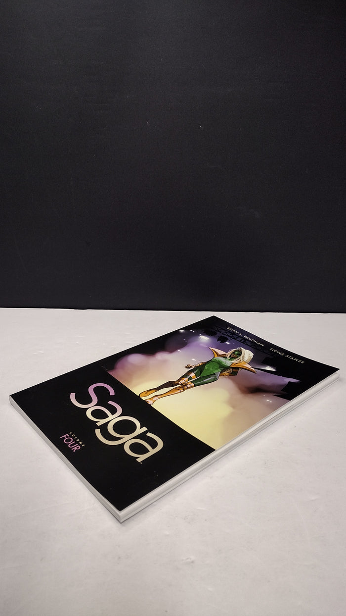 (MATURE) Saga, Vol. 4 by Brian K. Vaughan & Fiona Staples – New Paperback