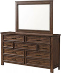 MAXIMO 66" Wide 9-Drawer Dresser & Mirror