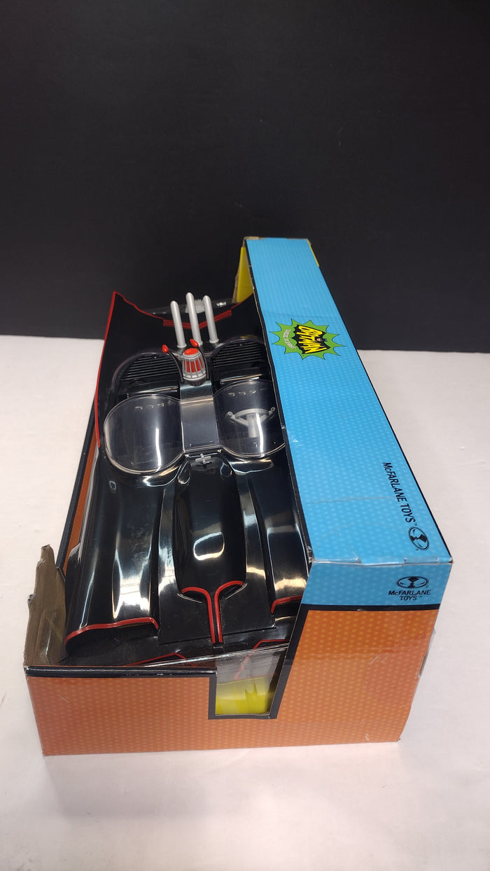 McFarlane DC Batmobile Batman 66 Classic TV Series Plastic Vehicle NIB Sealed