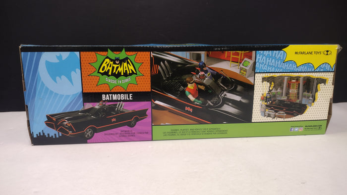 McFarlane DC Batmobile Batman 66 Classic TV Series Plastic Vehicle NIB Sealed
