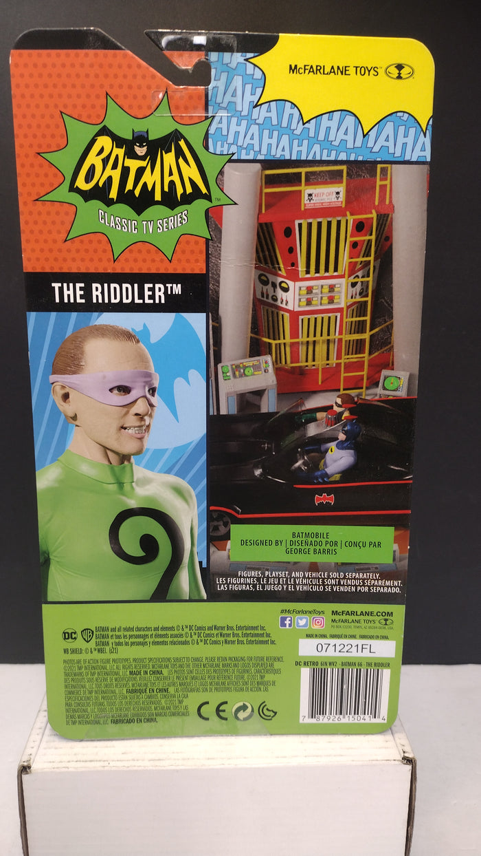McFarlane DC Riddler Retro 66 Batman TV Series 6 Inch Figure-Sealed