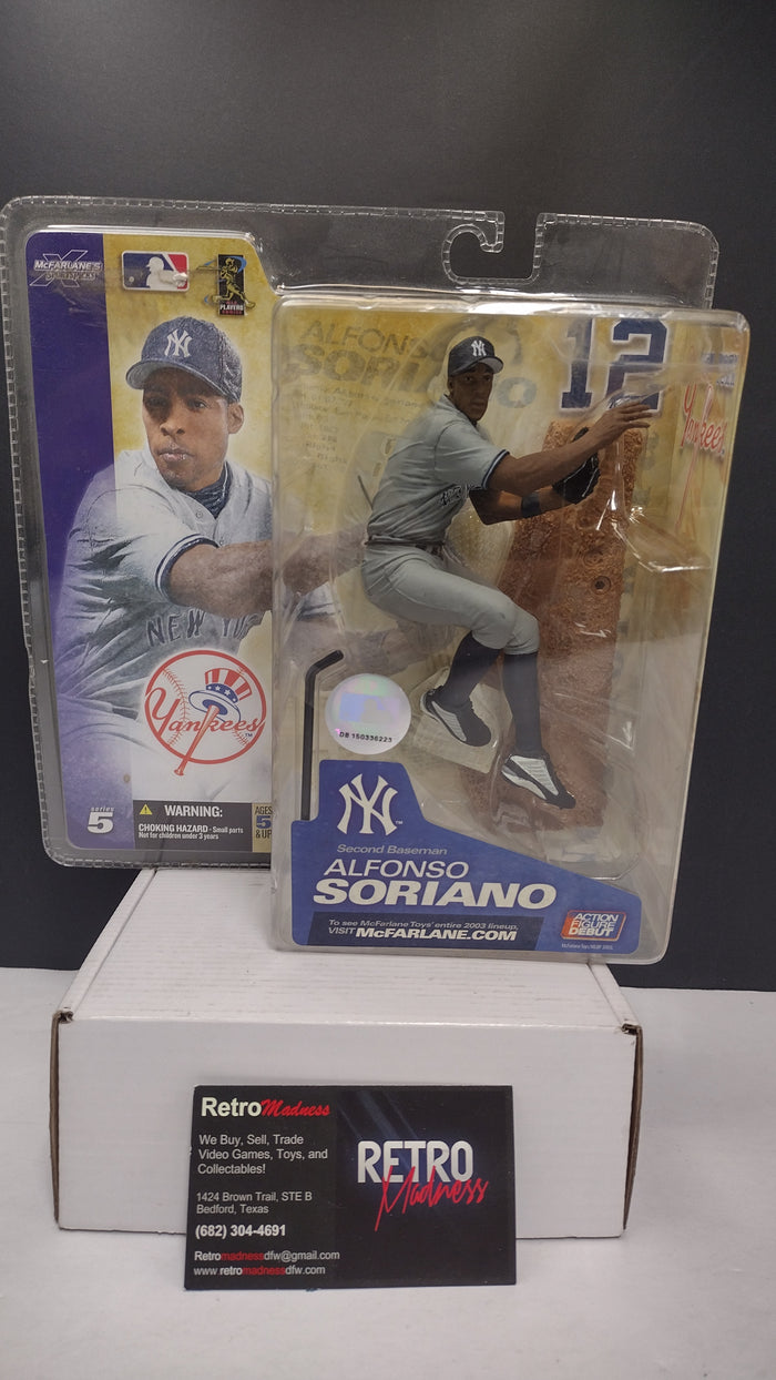 McFarlane SportsPicks MLB Series 6 Alfonso Soriano New York Yankees Figure MOC