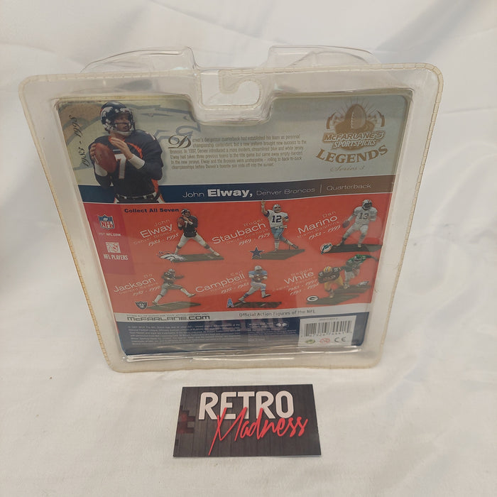 McFarlane's Sportspicks NFL Legends John Elway Figure