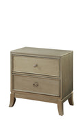 Melange Silver Gray Nightstand