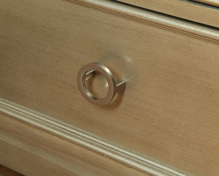 Melange Silver Gray Nightstand