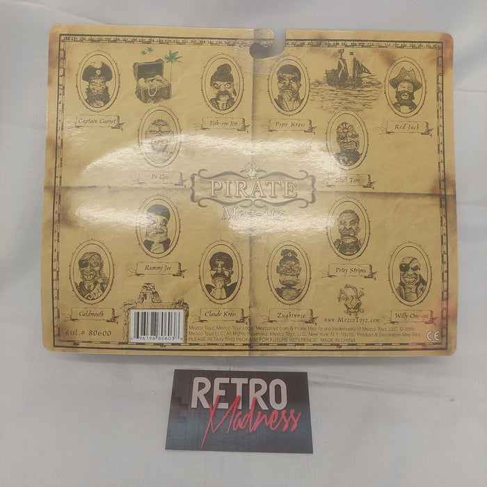 Mez-itz Pirate 3-Pack Po Gye, Captain Garrot and Fish-Eye Jim Figures