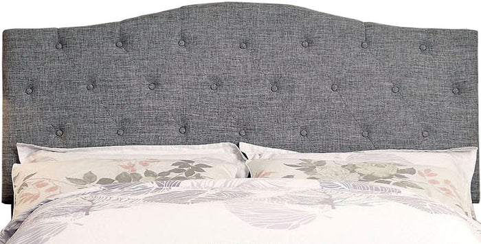 Midor Gray Headboard Bed