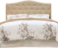 Midor Ivory Headboard Bed