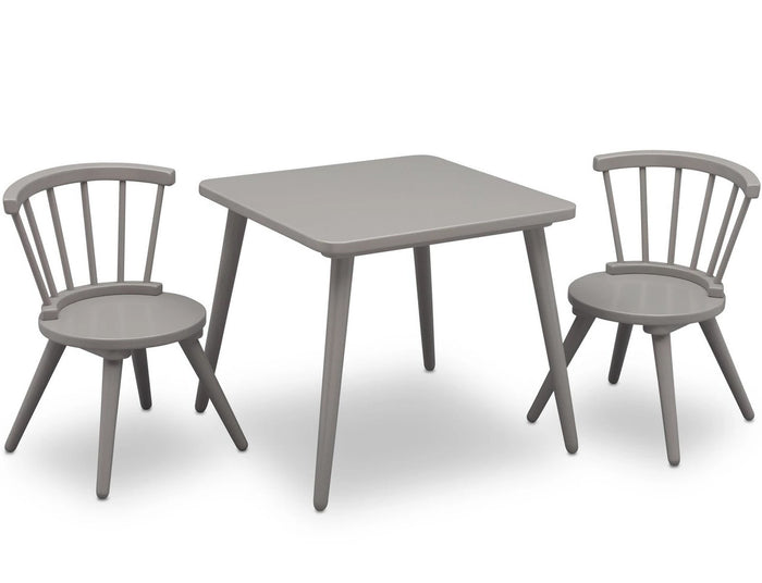 Mindi Gray Table & Chair Set